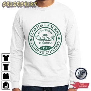 Florida Cracker Green Circle Basic Graphic Tee Sweater Shirt