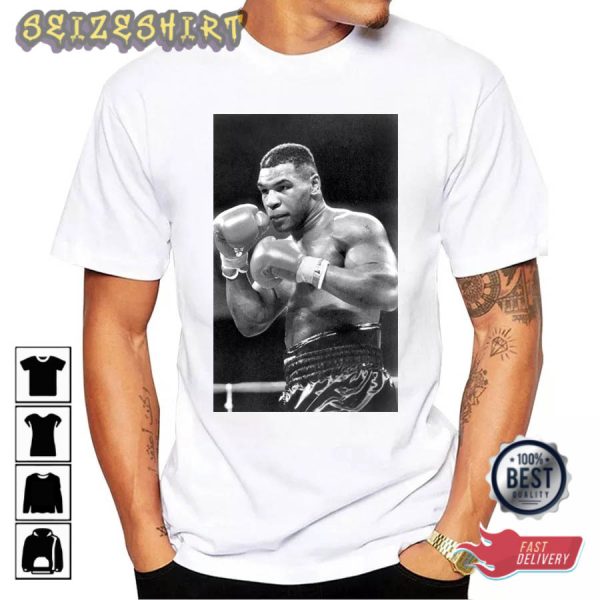 Mike Tyson Poster Print Casual T-Shirt