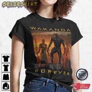 Wakanda Forever Black Panther Shirt For Fan