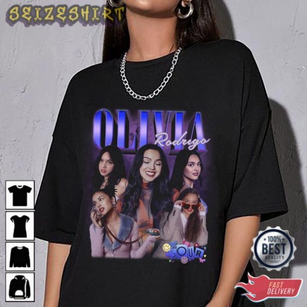 Olivia Rodrigo Vintage Bootleg Unisex T-shirt Design