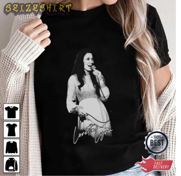 Queen Of Country Music 90s Loretta Lynn Unisex Tee