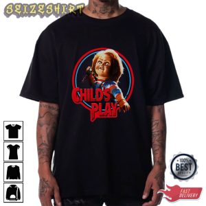 Child’s Play Slasher Film Chucky Doll T-Shirt Design