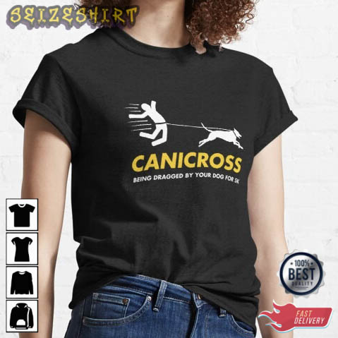 Canicross Sport Running Best Graphic T-Shirt