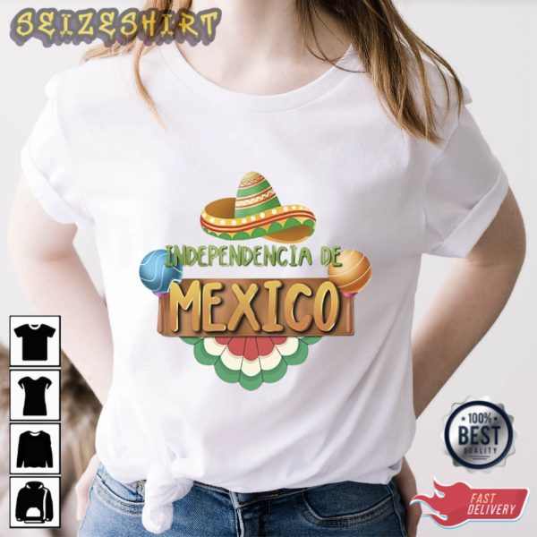 Indepencia De Mexico Graphic Tees
