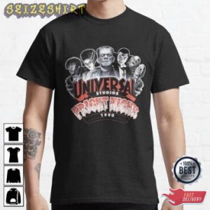Halloween Horror Universal Fright night Limited Graphic Tee