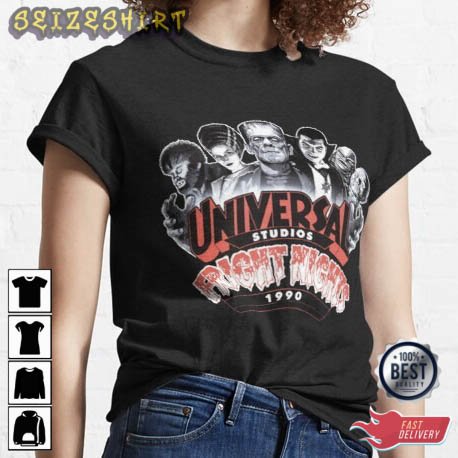 Halloween Horror Universal Fright night Limited Graphic Tee