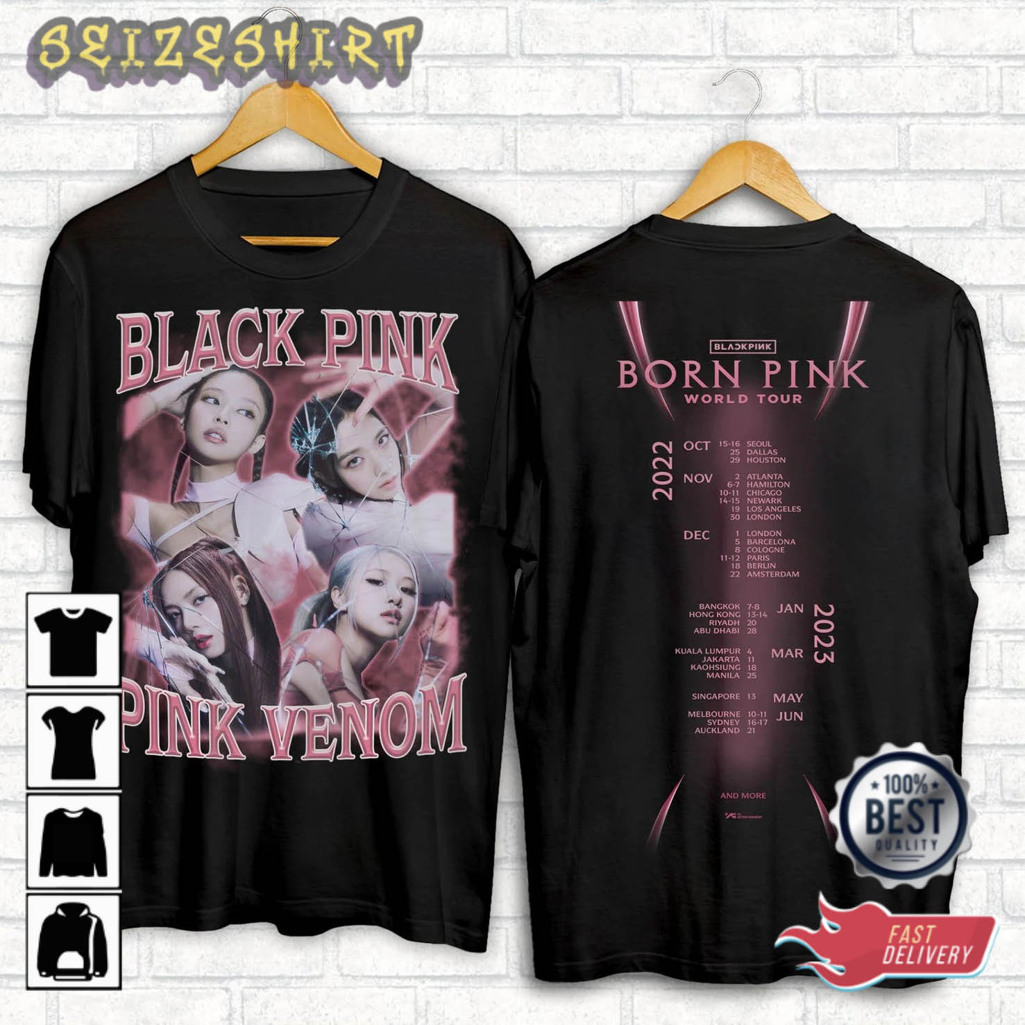 BLACKPINK Shirt - Black Pink Pink Venom Shirt