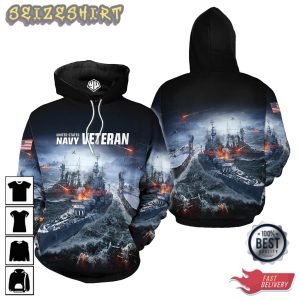 US Navy Veteran Best Hoodies 3D