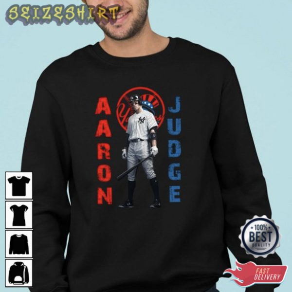 Aaron Judge Vintage 90s Retro Gift for Fans T-Shirt