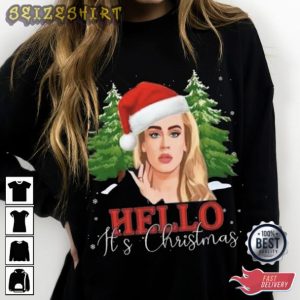 Adele Hello Its Christmas T-Shirt