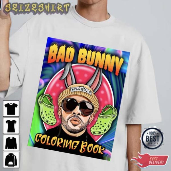 Bad Bunny Coloring Book T-Shirt