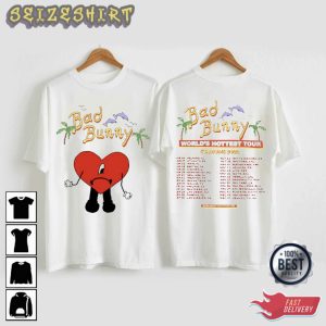 Bad Bunny World's Hottest Tour Music T-Shirt