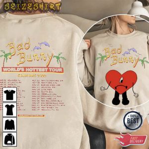 Bad Bunny World’s Hottest Tour Music T-Shirt