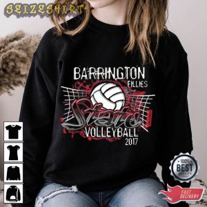 Barrington Volleyball Sport T-Shirt Design