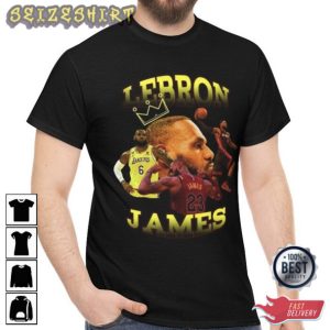 Basketball LeBron JAMES Vintage King James fans Gift T-Shirt