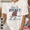Born To Hockey Sport Graphic Tee T-Shirt