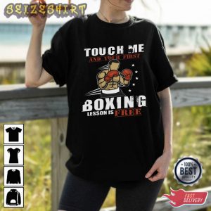 Boxing Lesson Is Free T-Shirt Graphic Tee
