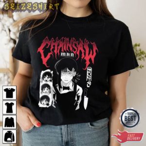 Chainsaw Man Anime Graphic Tee T-Shirt