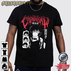 Chainsaw Devil Anime Graphic Tee T-Shirt