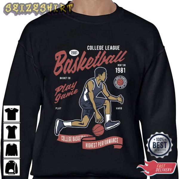 College League Basketball HOT T-Shirt Design