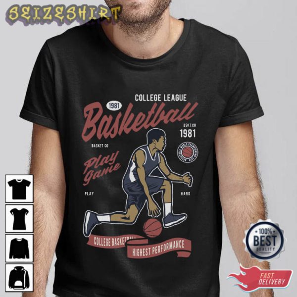 College League Basketball HOT T-Shirt Design