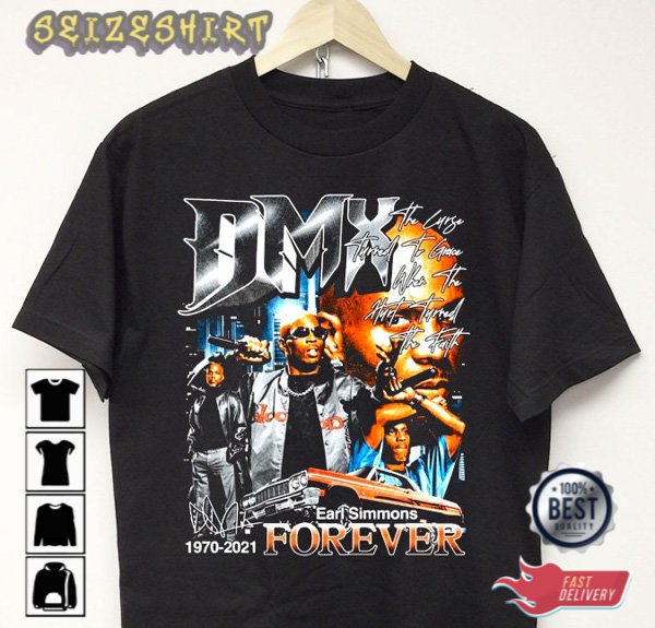 DMX Rapper T-shirt DMX Actor Shirt - Seizeshirt.com