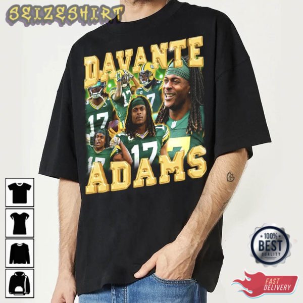 Davante Adams  Number 17 T-Shirt Design