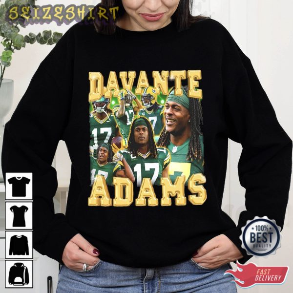 Davante Adams  Number 17 T-Shirt Design