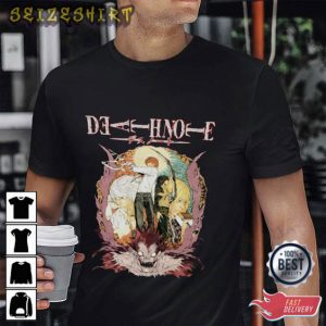 Anime Death Note Graphic Tee T-Shirt Design