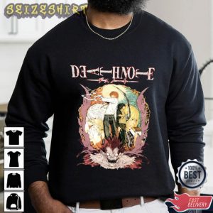 Anime Death Note Graphic Tee T-Shirt Design