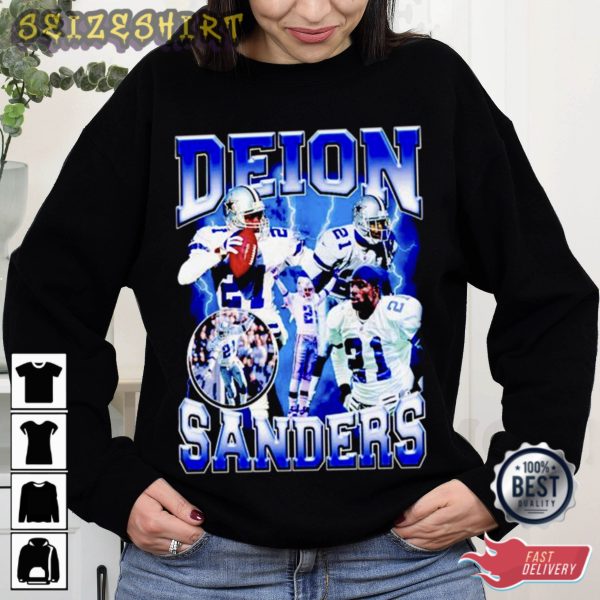 Deion Sanders Trending T-Shirt Graphic Tee