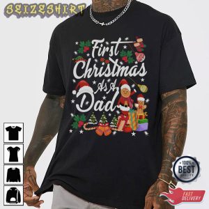 First Christmas As A Dad Gift For Dad T-Shirt