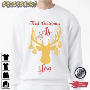First Christmas As Son Family T-Shirt