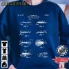 Fly Fishing Patent Fisherman Art Blueprint Fishing Lover GIft T-Shirt