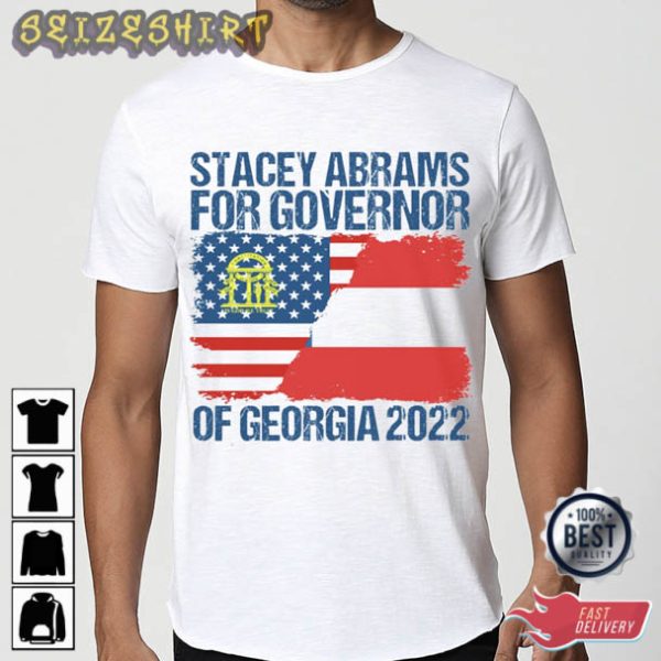 GA Elections 2022 American Flag T-Shirt