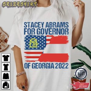 GA Elections 2022 American Flag T-Shirt