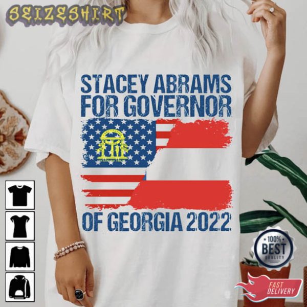 GA Elections 2022 American Flag T-Shirt