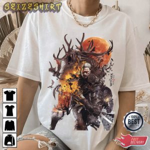 Geralt The Witcher Trendy T-Shirt