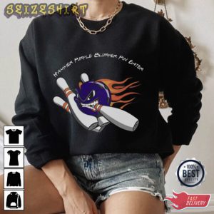 Hammer Purple Blurper Pin Eater Bowling T-Shirt