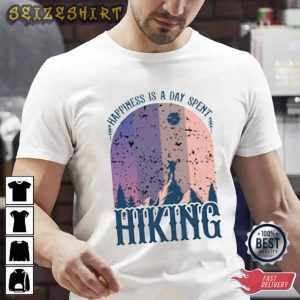 Happiness Is A My Spent Hiking Graphic Tee