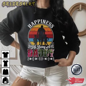 Happiness Is Being A Daddy T-Shirt Design