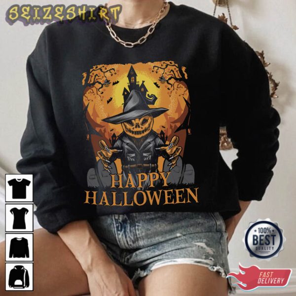 Happy Halloween Unique T-Shirt Graphic Tee