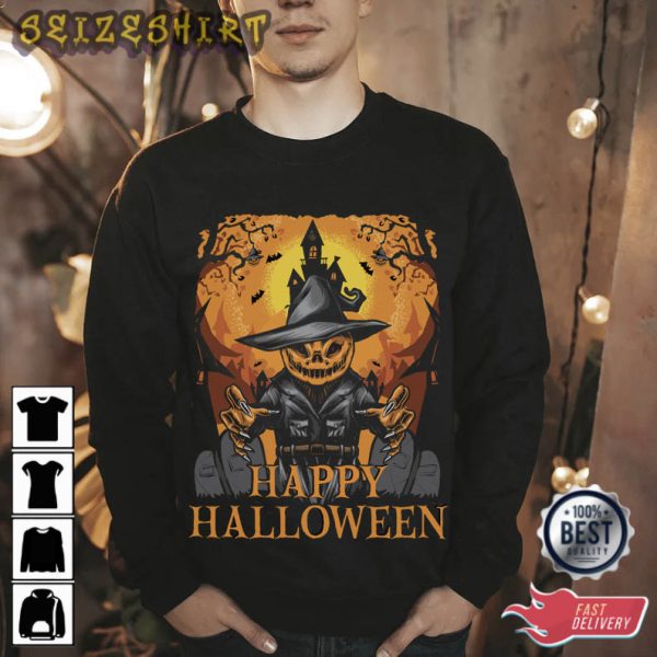 Happy Halloween Unique T-Shirt Graphic Tee