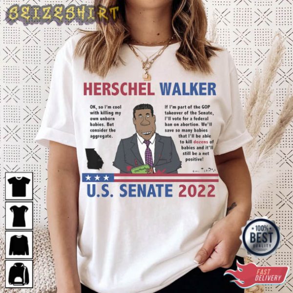 Herschel Walker US Senate 2022 T-Shirt