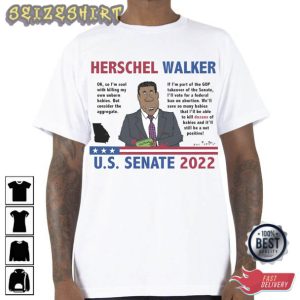 Herschel Walker US Senate 2022 T-Shirt