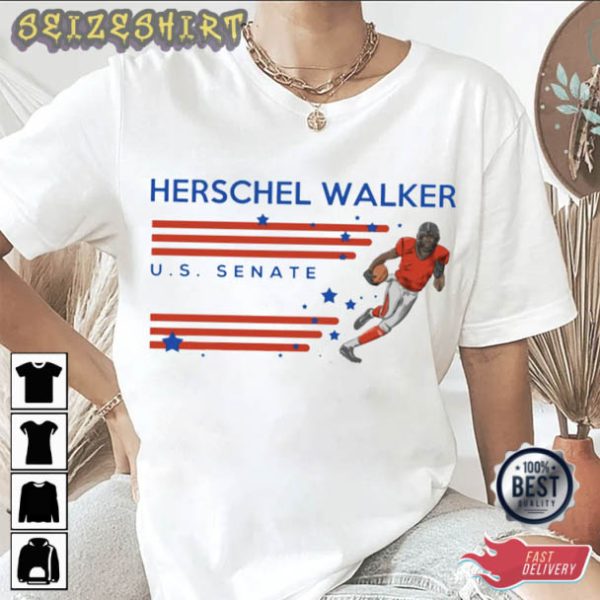 Herschel Walker US Senate Run Fight Win T-Shirt