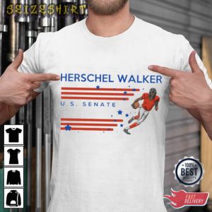 Herschel Walker US Senate Run Fight Win T-Shirt