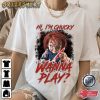 Hi Im Chucky Wanna Halloween T-Shirt Design