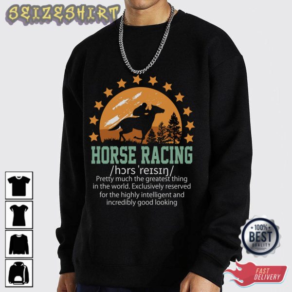 Horse Racing Best Graphic Tee T-Shirt Design