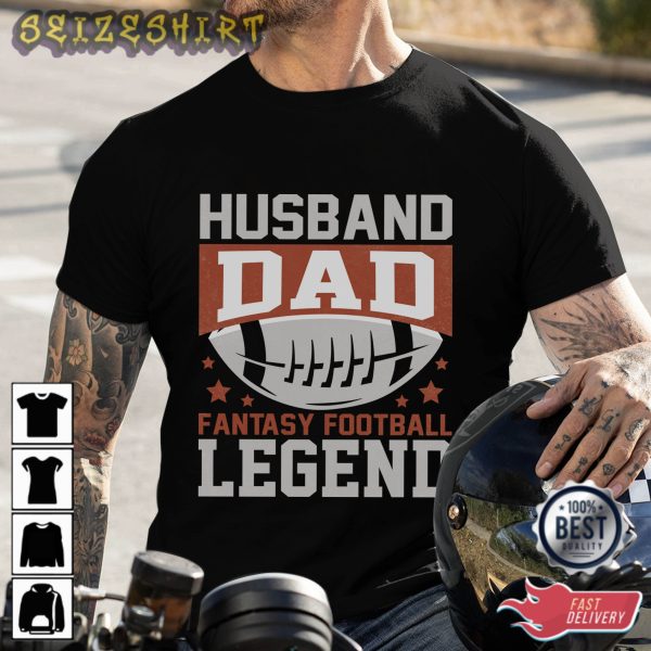 Husband Fantasy Football Legend T-Shirt